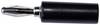 Mueller Electric BU-00243-0 Bananenstecker Schwarz Länge: 40.386 mm 1 St.