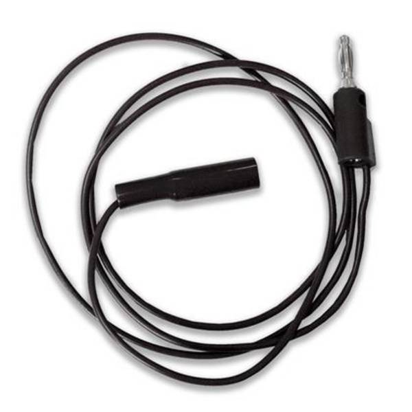 Mueller Electric BU-2031-A-24-0 Messleitung Bananenstecker 4 mm Mini-Krokodilklemme 0.6 m Schwarz 1 St.
