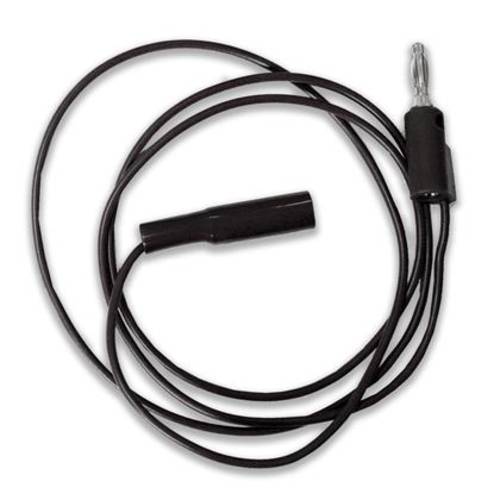 Mueller Electric BU-2031-A-36-0 Messleitung Bananenstecker 4 mm Mini-Krokodilklemme 0.9 m Schwarz 1 St.