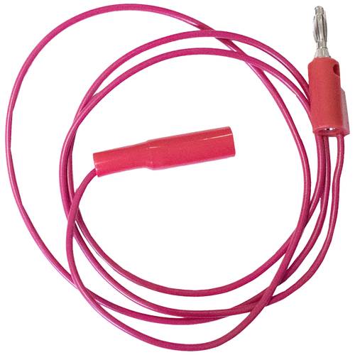 Mueller Electric BU-2031-A-36-2 Messleitung Bananenstecker 4 mm Mini-Krokodilklemme 0.9 m Rot 1 St.