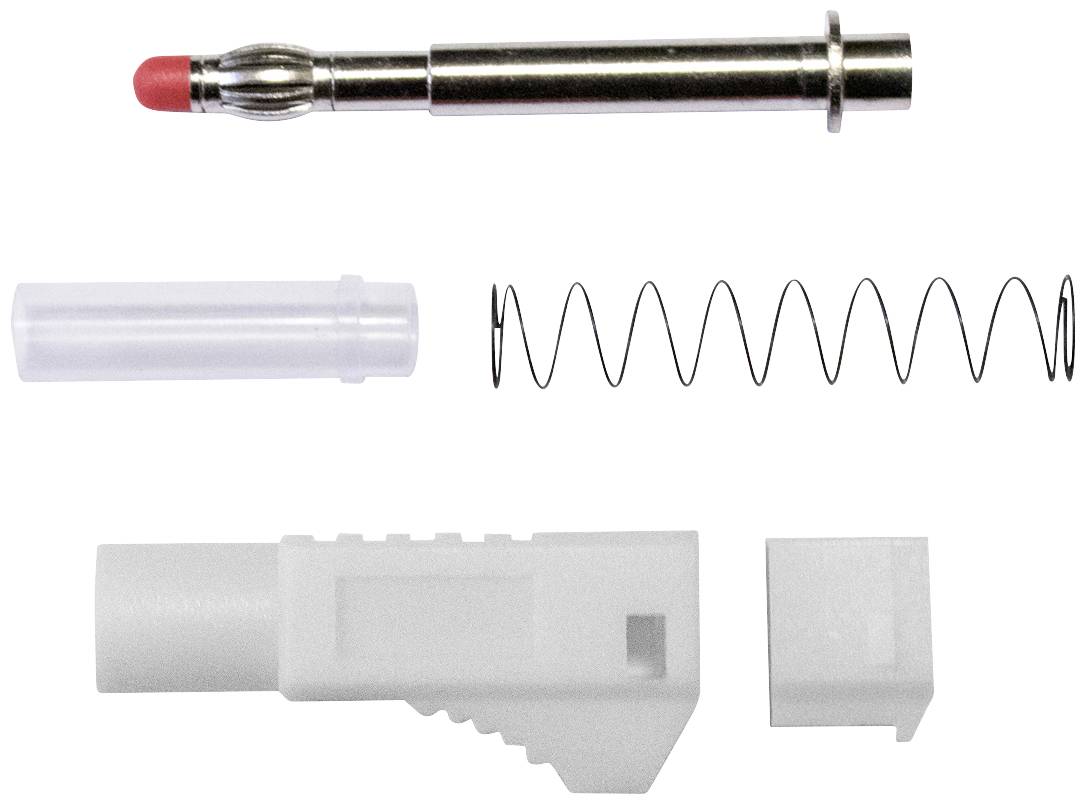 Mueller Electric BU-3261410-9 Bananenstecker Weiß