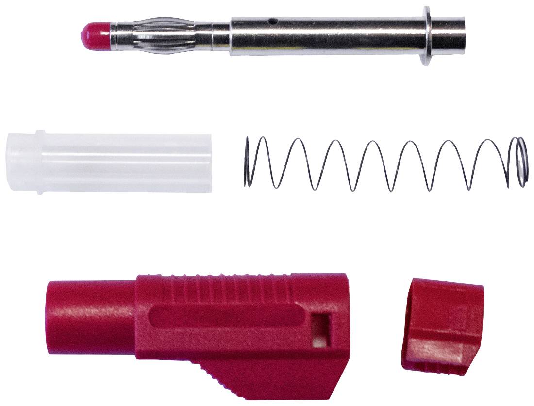 Mueller Electric BU-32614-2 Banaanstekker Rood