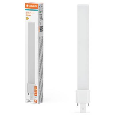 LEDVANCE LED-Glühbirne mit 700 Lumen in rechteckiger Verpackung. Die Glühbirne ist röhrenförmig mit einem zweipoligen Sockel.