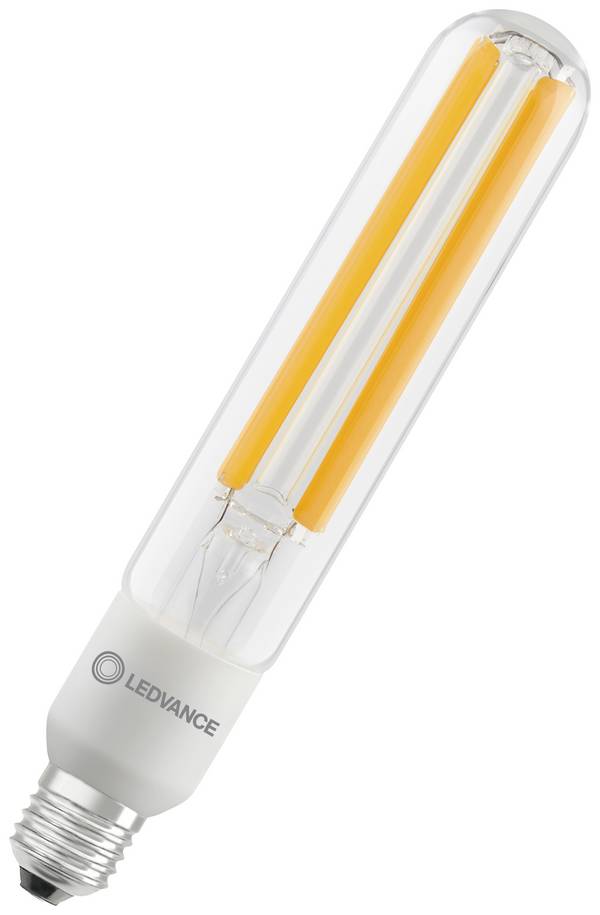 LEDVANCE 142484.LE.00.01 LED EEK D (A - G) E27 Röhrenform 35 W = 70 W Warmweiß (Ø x H) 38 mm x 210 mm Filament 1 St.