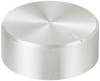 TRU COMPONENTS TC-11696464 Drehknopf mit Knopfmarkierung Silber (Ø x H) 25 mm x 10 mm Aluminium, Plastik 1 St.