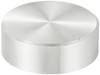 TRU COMPONENTS TC-11696484 Drehknopf mit Knopfmarkierung Silber (Ø x H) 29 mm x 10 mm Aluminium, Plastik 1 St.