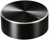 TRU COMPONENTS TC-11696532 Drehknopf mit Knopfmarkierung Schwarz (Ø x H) 48 mm x 19 mm Aluminium, Plastik 1 St.