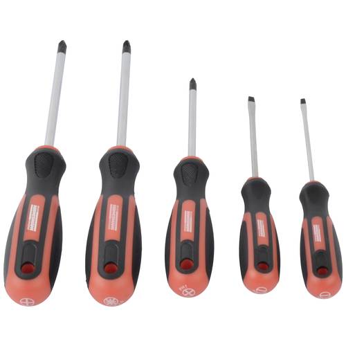 Thumbnail - Brüder Mannesmann Schraubendreher-Set Schlitz, Kreuzschlitz Phillips, Kreuzschlitz Pozidriv