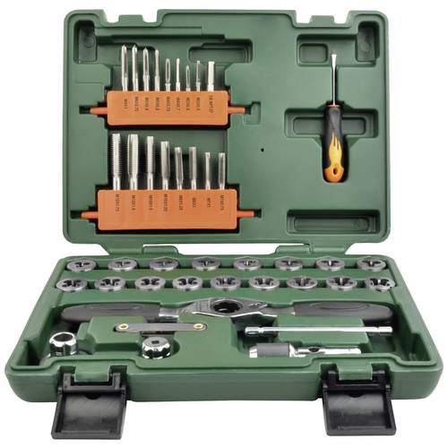 Brüder Mannesmann M53230 Gewindeeinsatz 40teilig M3, M4, M5, M6, M7, M8, M10, M12