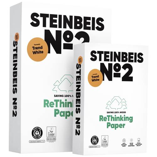 STEINBEIS No. 2 99779554 Universal Druckerpapier Kopierpapier DIN A4 80 g/m² 500 Blatt Weiß
