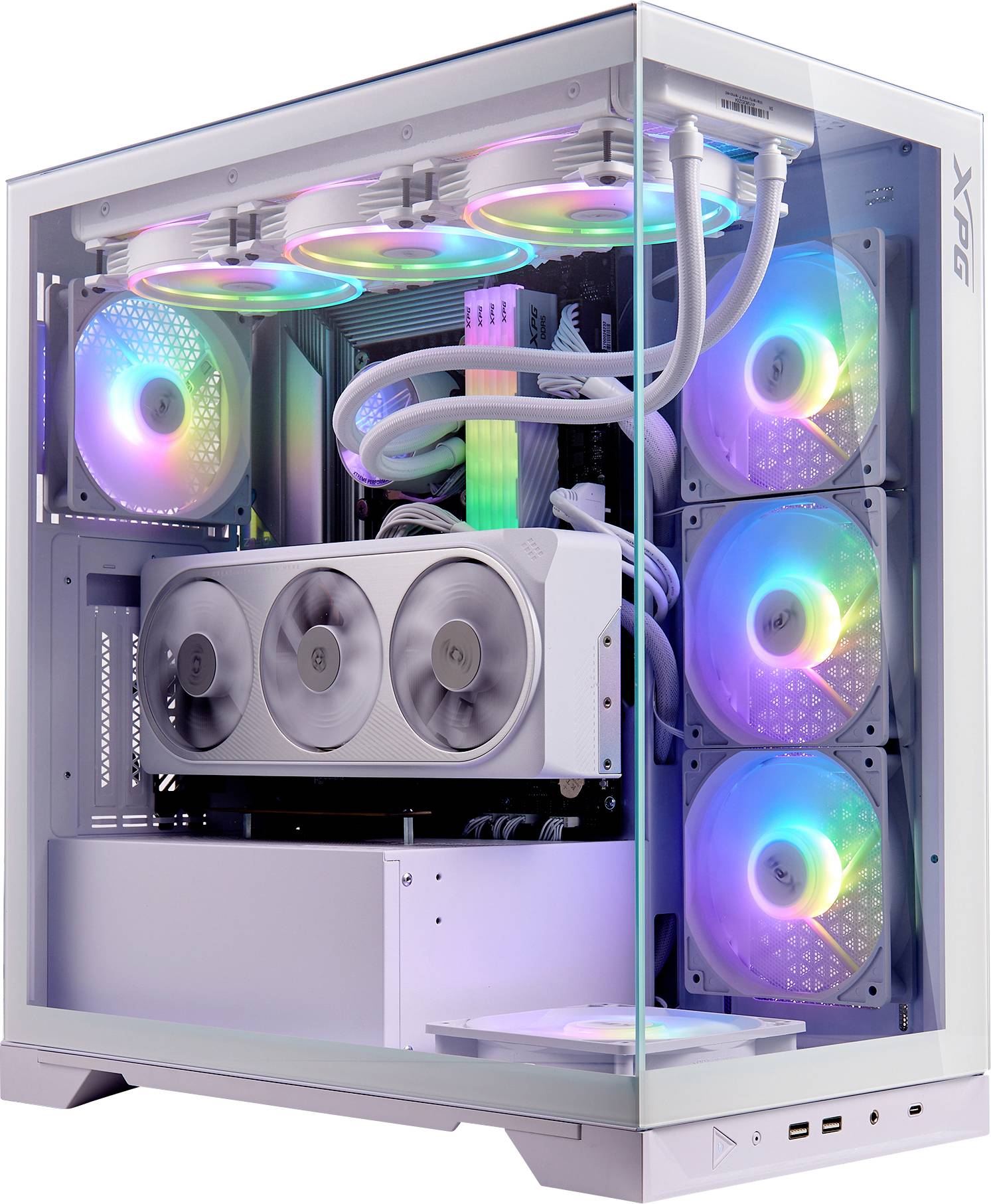 XPG INVADER X Midi-Tower PC-Gehäuse Weiß