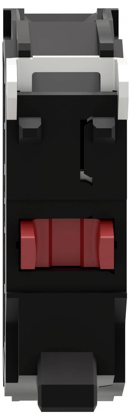 Ein schwarzer und roter Kippschalter mit Kunststoffgehäuse, ausgestattet mit einem Hebelmechanismus zum Auf- und Abschalten, entwickelt für Elektrotafeln.