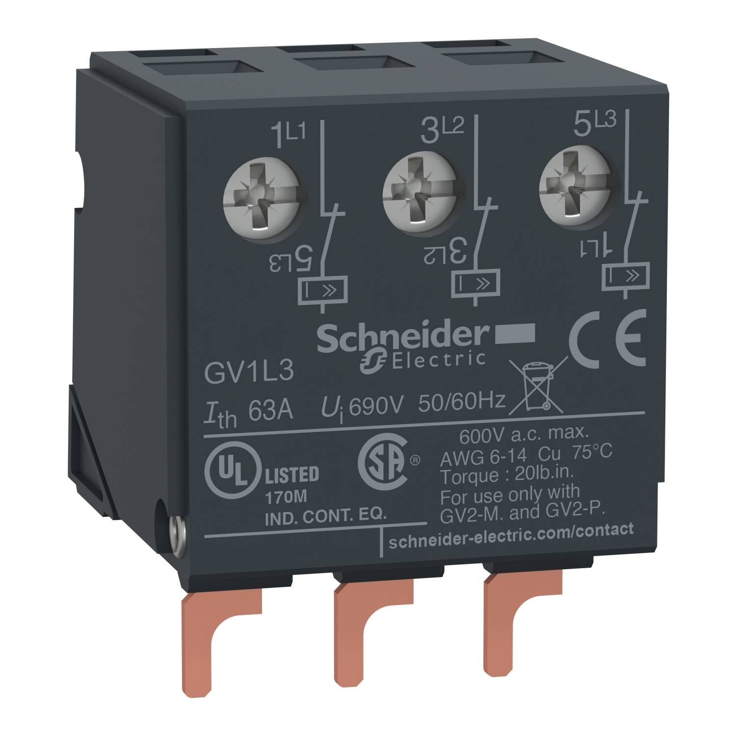 Schneider Electric GV1L3 GV1L3 Strombegrenzer 1 St.