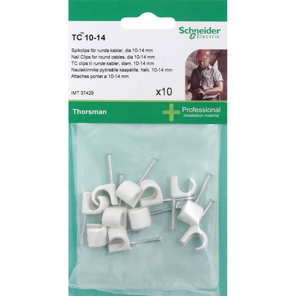 Schneider Nagelschelle für IMT37429 Rundkabel TC10-14 Nagel (2