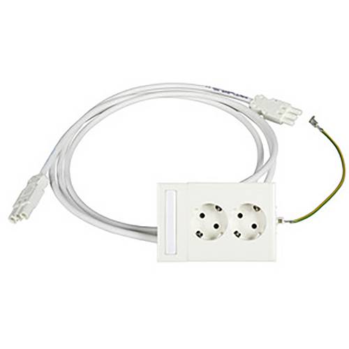 Schneider Electric 5940031 Einbaudose 2fach Steckdose 1 St. Weiß