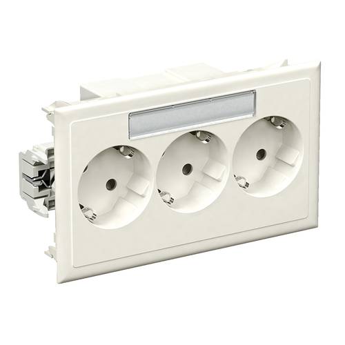 Schneider Electric 5940112 Einbaudose 3fach Steckdose 1 St. Weiß