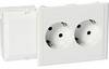 Schneider Electric 5951512 Einbaudose 2fach Steckdose 1 St. Weiß