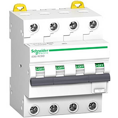 Schneider Electric A9D52410 FI-Schutzschalter/Leitungsschutzschalter 4polig 10 A