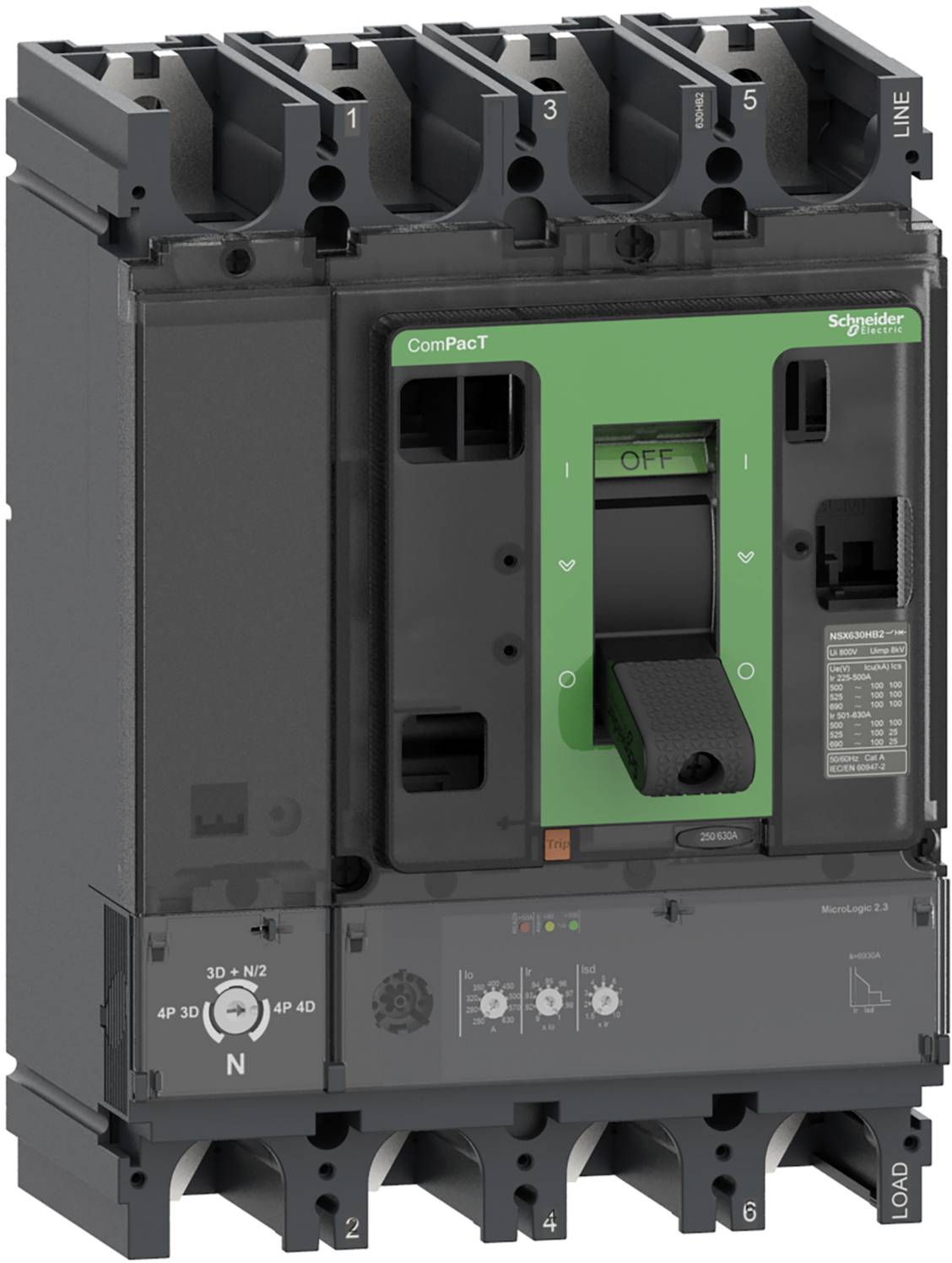 Schneider Electric C40W42D250 Leistungsschalter 1 St.