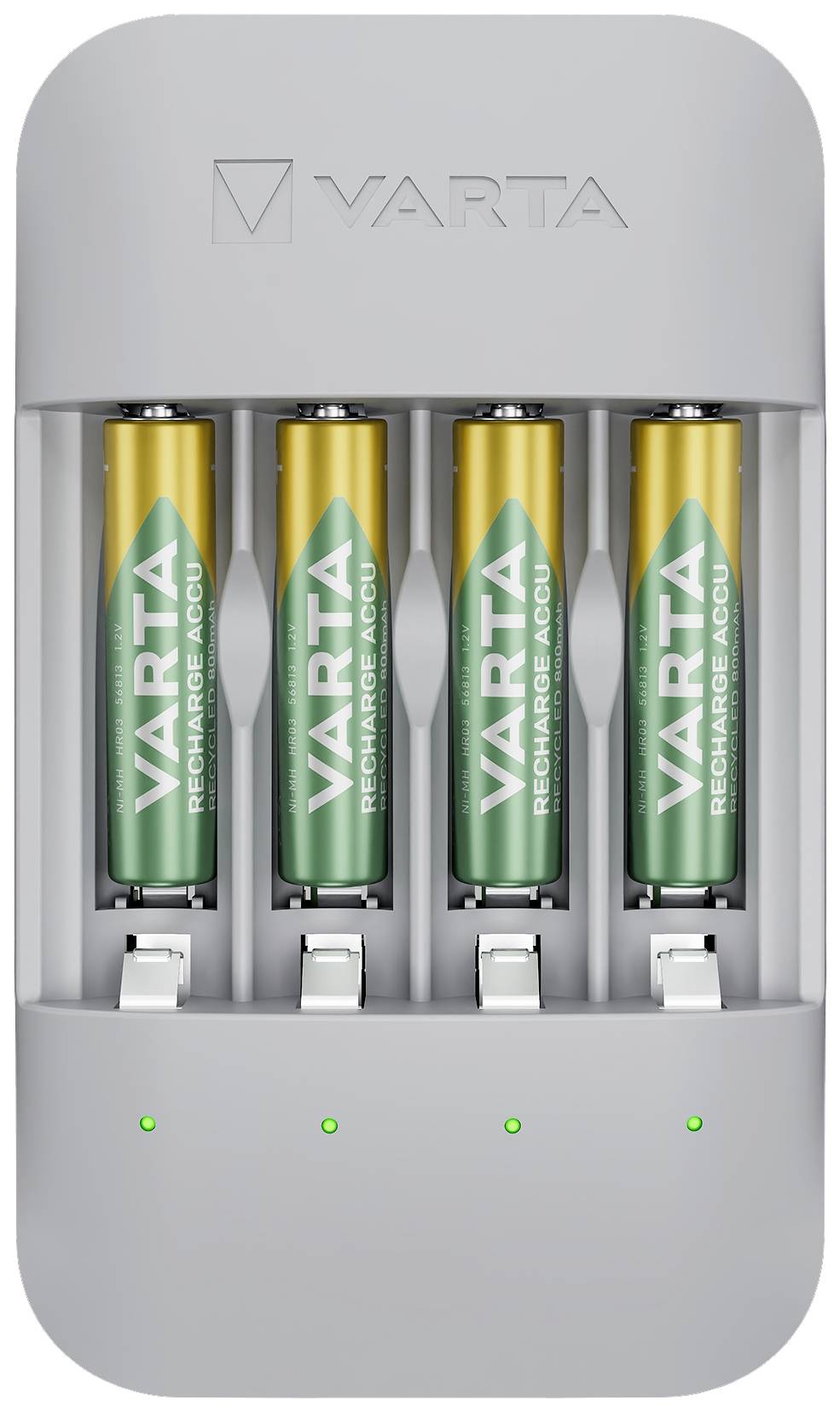 VARTA Ladegerät Eco Charger Pro Recycled 4x AAA 56813 800mAh