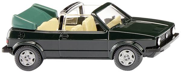 Wiking 0046 05 H0 PKW Modell Volkswagen Golf I Cabrio, dunkelgrün
