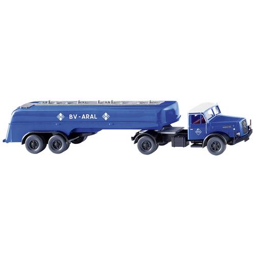 Thumbnail - Wiking 0806 97 H0 LKW Modell Henschel Tanksattelzug Aral
