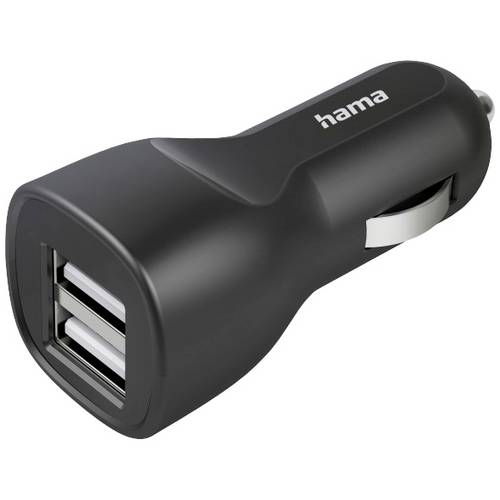 Thumbnail - hama 00201636 Auto-Ladegerät, 2x USB-A, 12 W, Schwarz