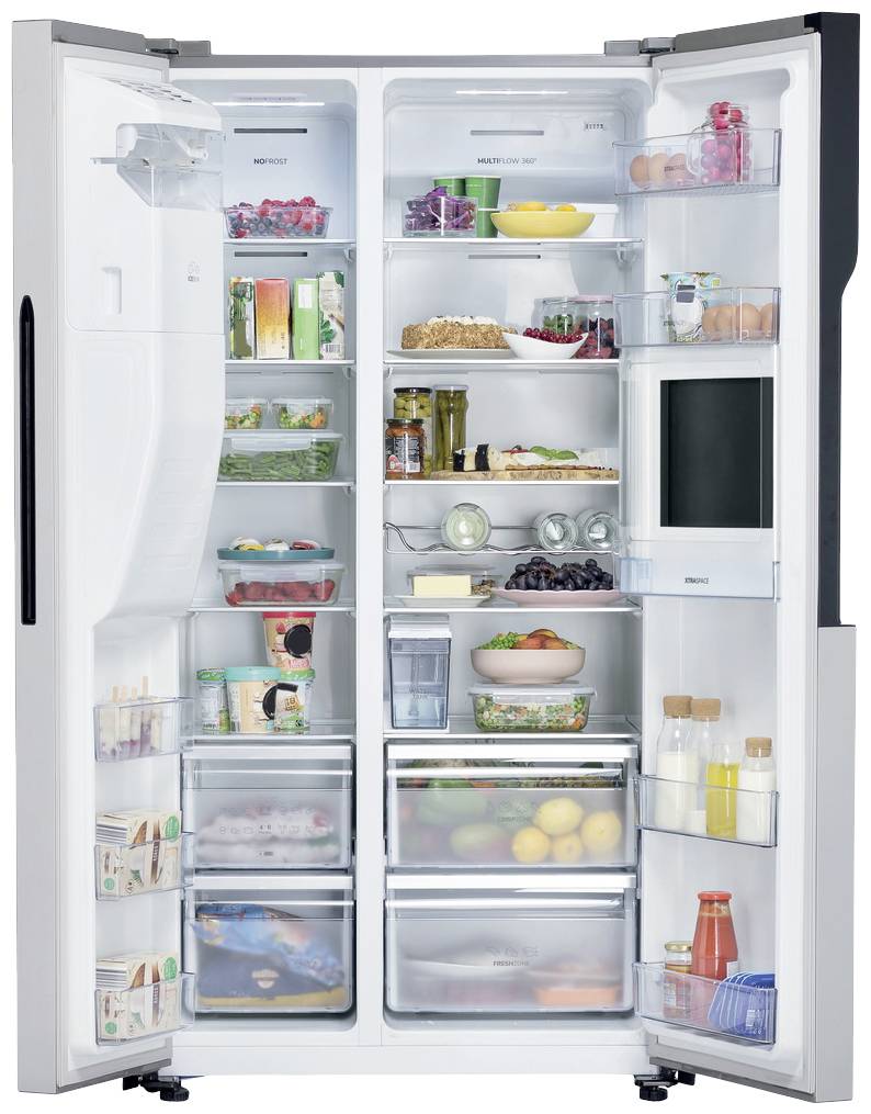 Gorenje Kühl/Gefrierkombi SbS Eiswürfel-/W/Barfach NRS9EVXB1-1