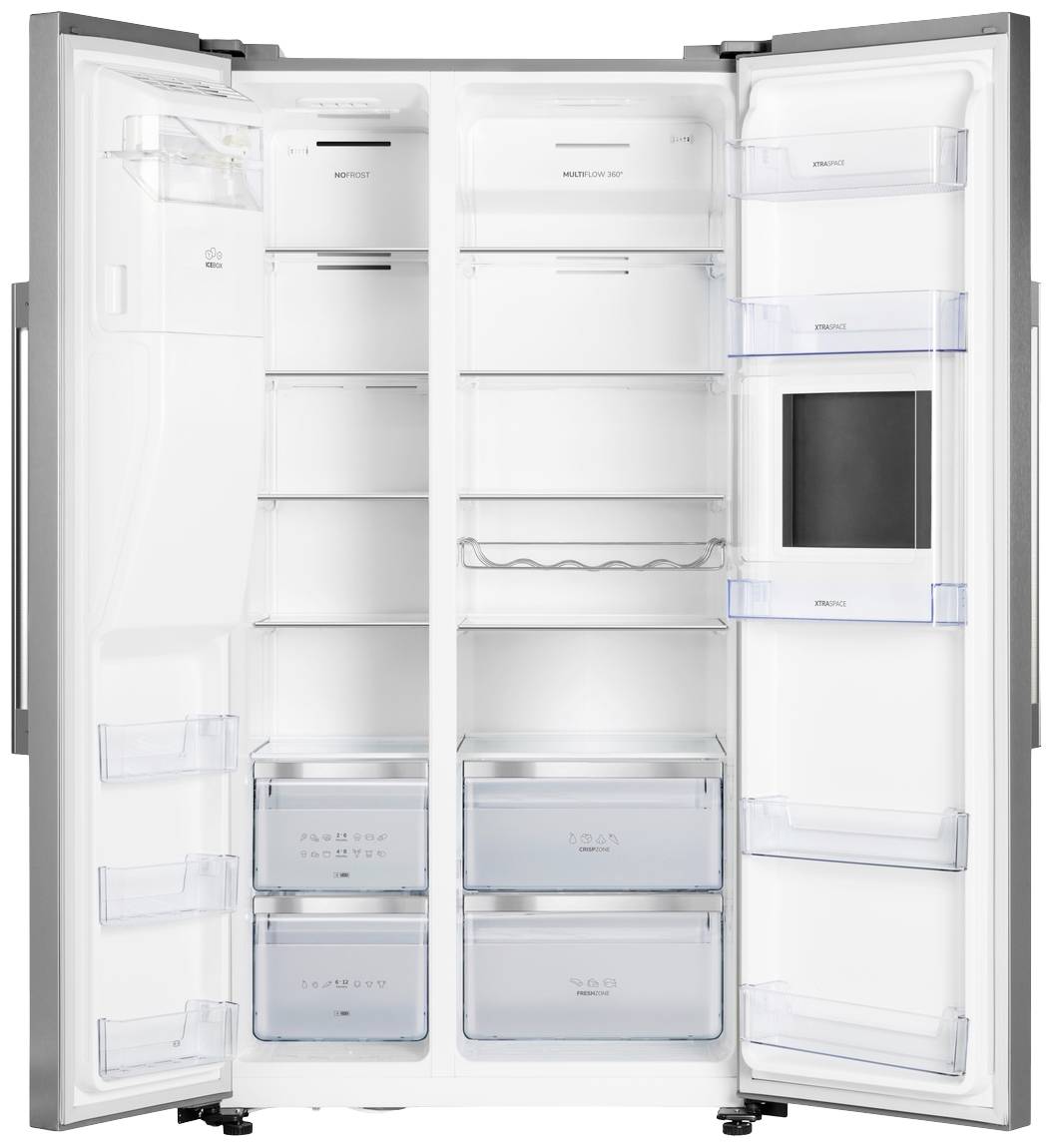 Gorenje Kühl/Gefrierkombi SbS Eiswürfel-/W/Barfach NRS9EVXB1-2