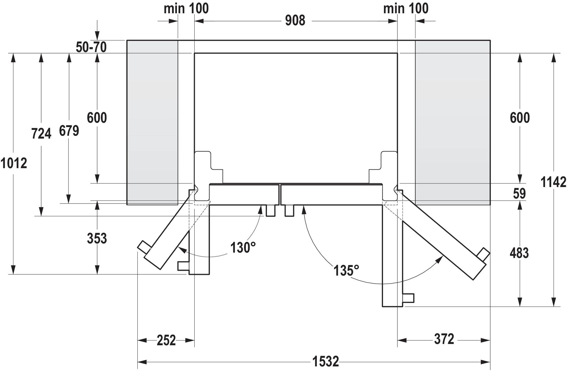 Gorenje Kühl/Gefrierkombi SbS Eiswürfel-/W/Barfach NRS9EVXB1-4