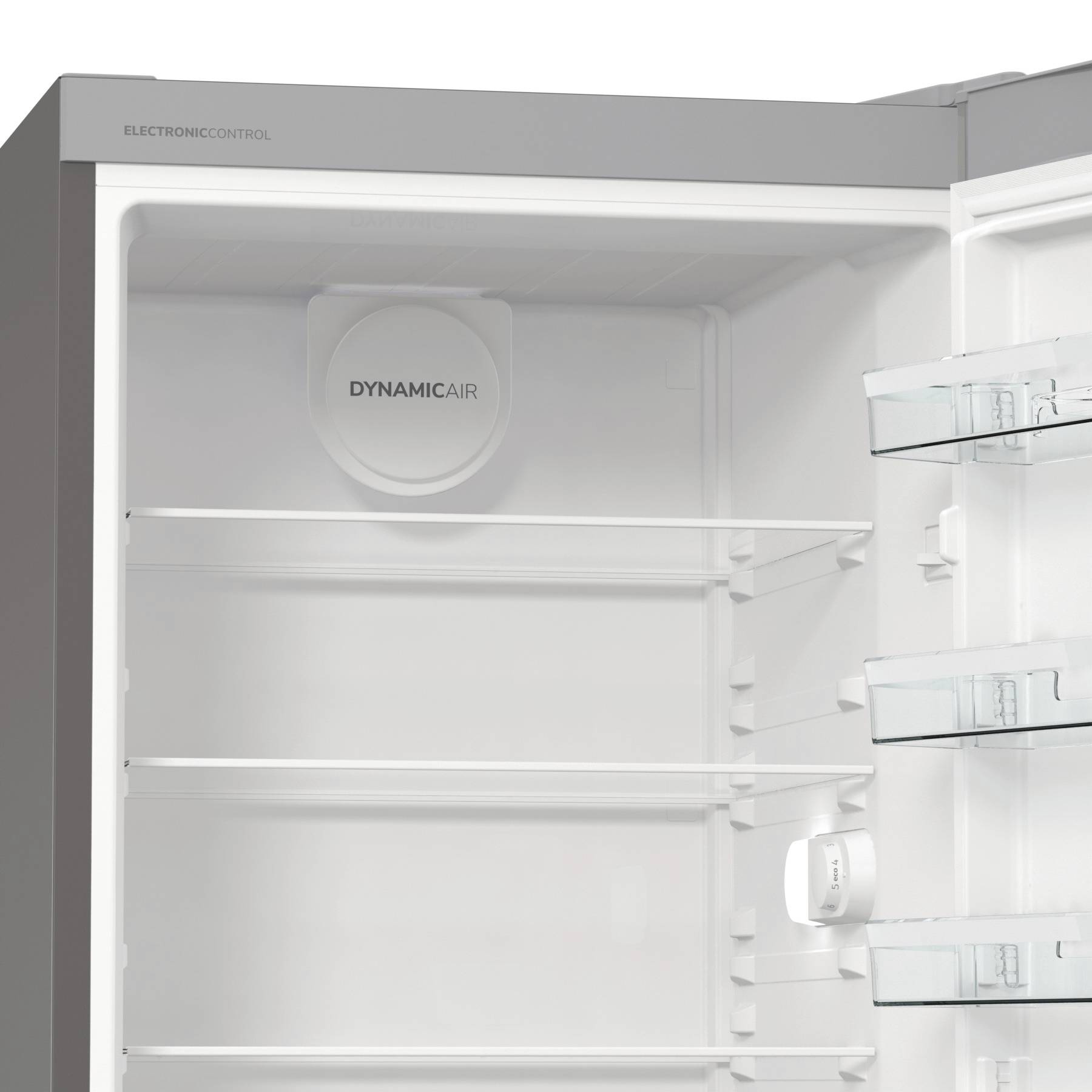 Gorenje Standkühlschrank R619EES5 | 398 Liter | Umluftkühlung | SuperCool | CrispZone | LED | EEK E | grau metallic-5