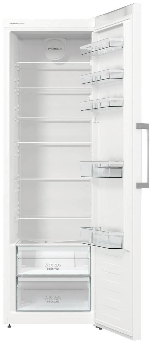 Gorenje Standkühlschrank R619EEW5 | 398 Liter | SuperCool | Umluft-Kühlung | CrispZone | 185x60x66,3cm | weiß | E-2