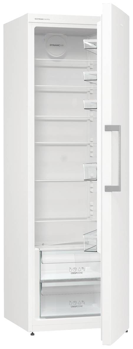 Gorenje Standkühlschrank R619EEW5 | 398 Liter | SuperCool | Umluft-Kühlung | CrispZone | 185x60x66,3cm | weiß | E-3