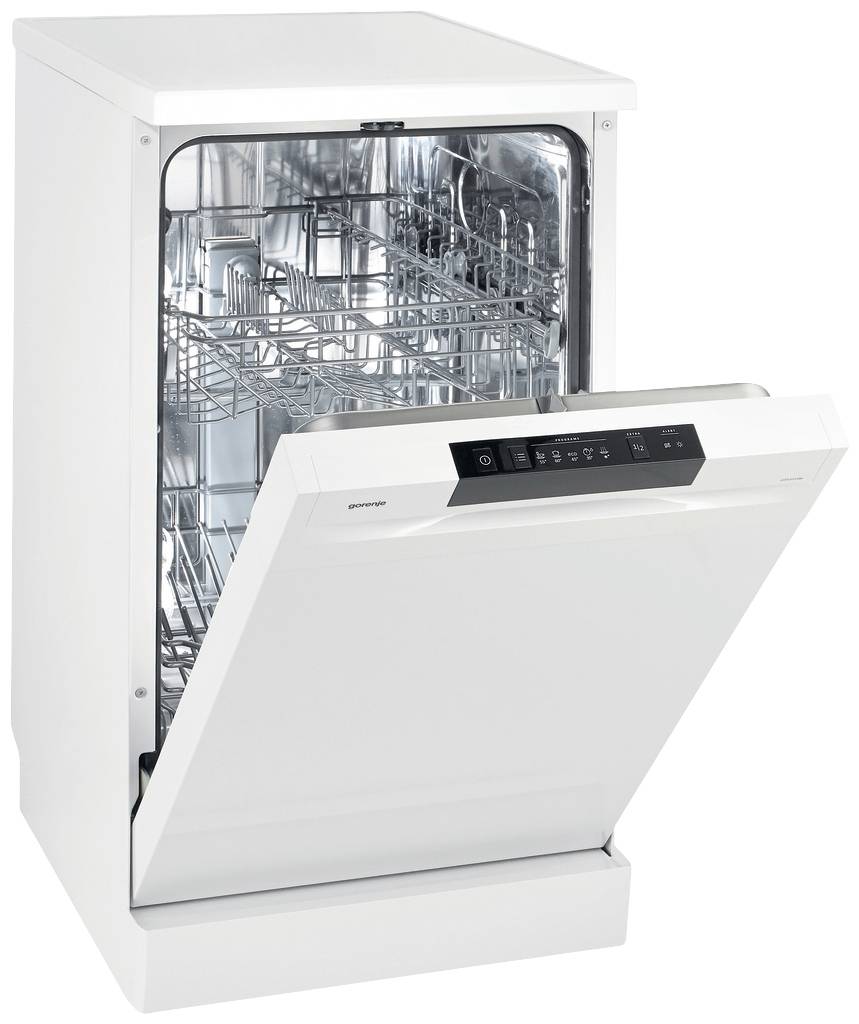 Gorenje GS520E15W Stand-Geschirrspüler 448 mm EEK: E (A - G) Standgerät Weiß-1