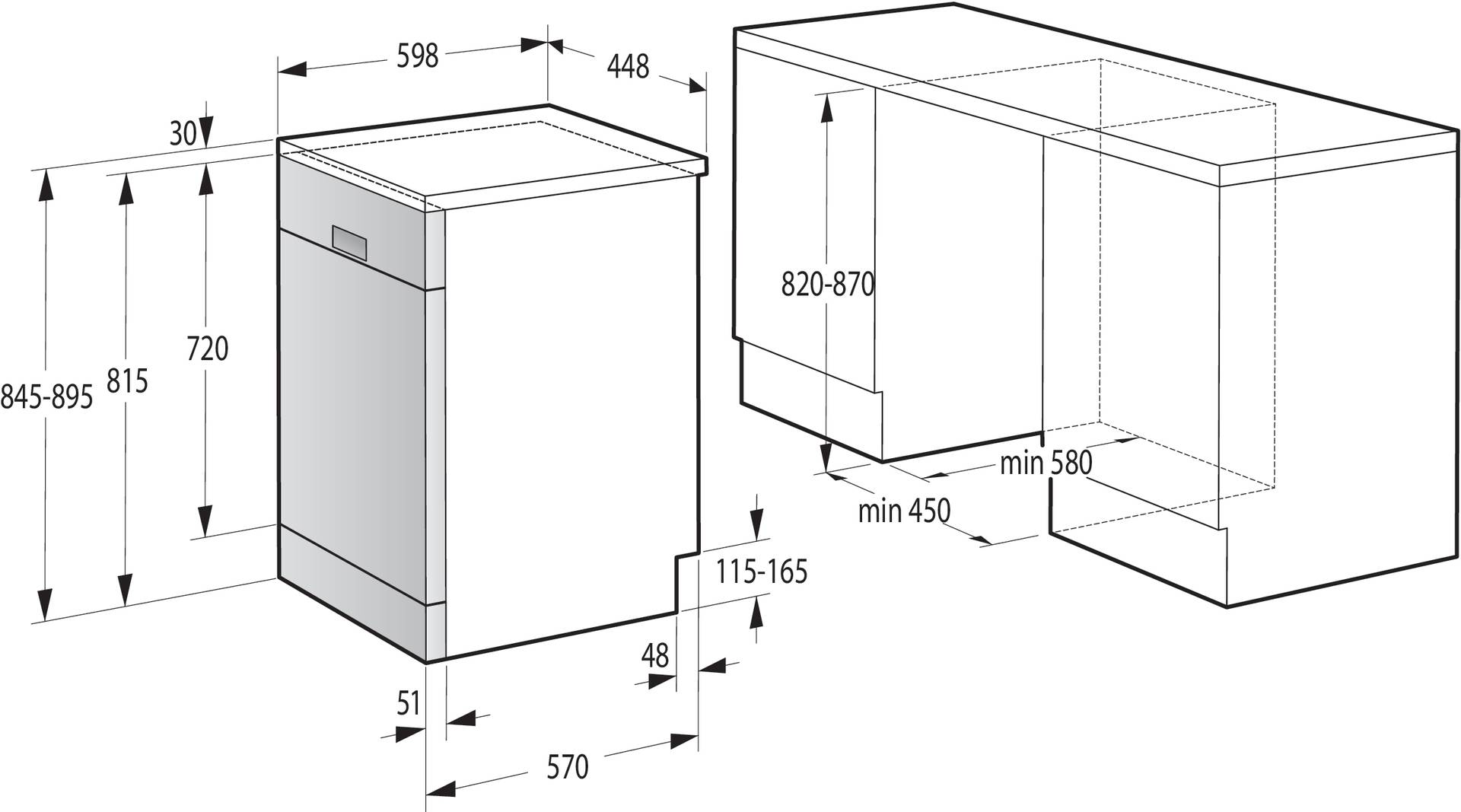 Hisense Gorenje DA Geschirrspüler 45cm,11MG,9l,45dB GS541D10W Bauform=Standgerät-5