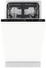 Gorenje GV561D10 Vollintegrierbarer Geschirrspüler 45 cm, Voll integriert, Single (45 cm breit), Weiß, Standard (80 -