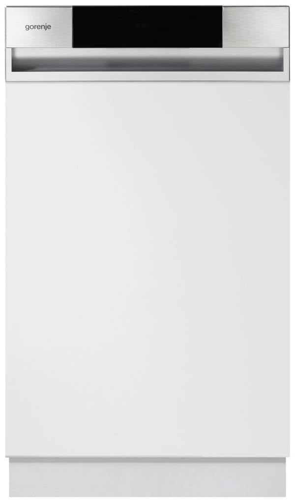 Gorenje Geschirrspüler Einbau GI520E15X | 45 cm | 9 Maßgedecke | Edelstahl | 5 Programme | 47 dB | Energieklasse E
