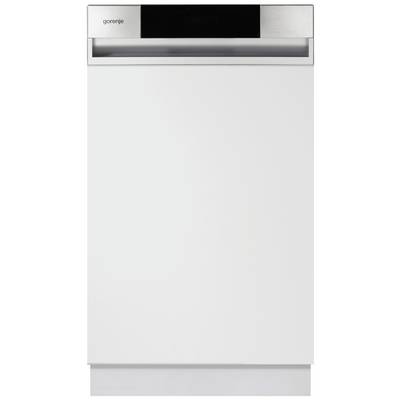 Gorenje Geschirrspüler GI520E15X BK065, Halb integriert, Single (45 cm breit), Standard (80 - 85 cm), Schwarz, Silber,-0