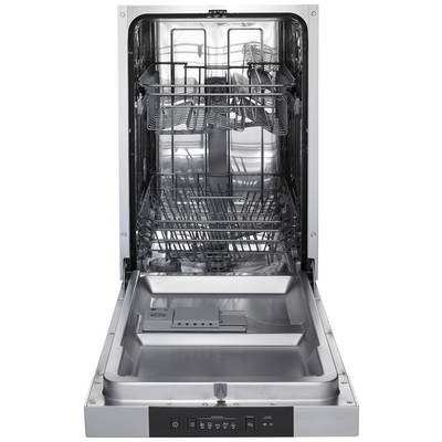 Gorenje Geschirrspüler GI520E15X BK065, Halb integriert, Single (45 cm breit), Standard (80 - 85 cm), Schwarz, Silber,-2