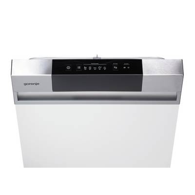 Gorenje Geschirrspüler GI520E15X BK065, Halb integriert, Single (45 cm breit), Standard (80 - 85 cm), Schwarz, Silber,-3