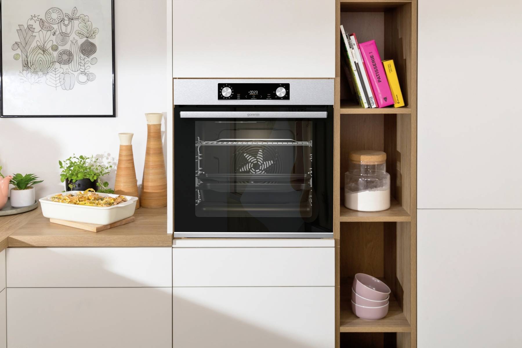 Gorenje Essential BOS6737E13X - Backofen - mit-2