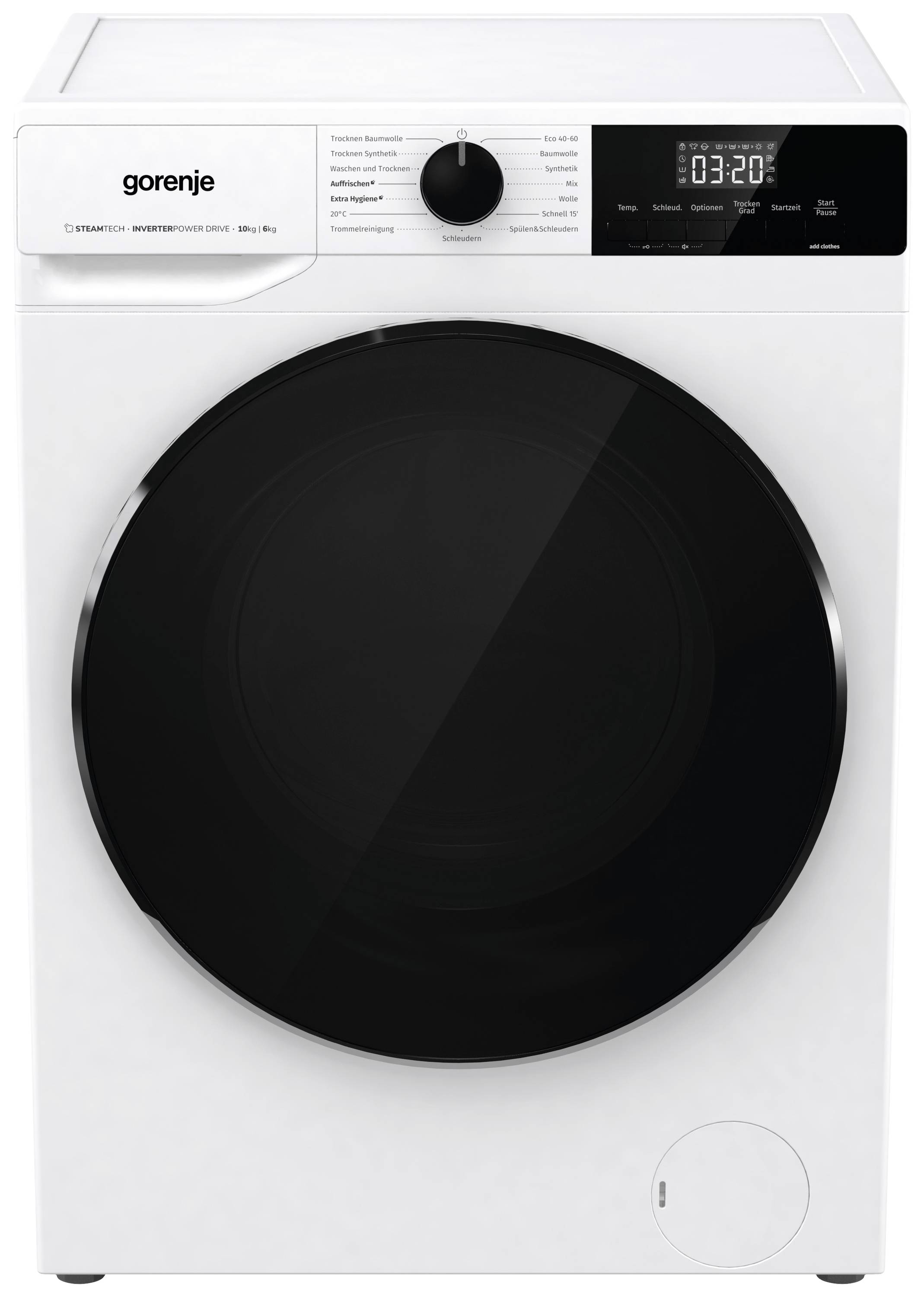 Gorenje Waschtrockner 10/6kg,1400Upm,Steam WD2A164ADPS/DE-2