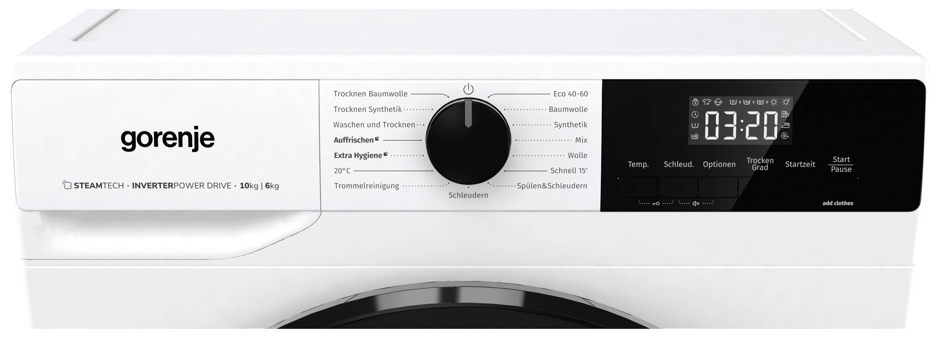 Gorenje Waschtrockner 10/6kg,1400Upm,Steam WD2A164ADPS/DE-4