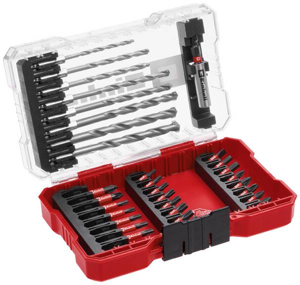Einhell 108753 33teilig Bohrer- und Bit-Sortiment Stein, Beton, Mauerwerk 3 mm, 4 mm, 5 mm, 6 mm, 7 mm, 8 mm, 9 mm, 10 mm