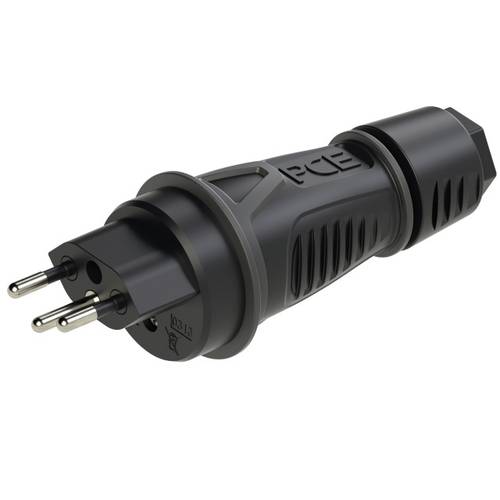 Thumbnail - PC Electric 0313-ss Schutzkontaktstecker PA6, TPE 250 V Schwarz IP55
