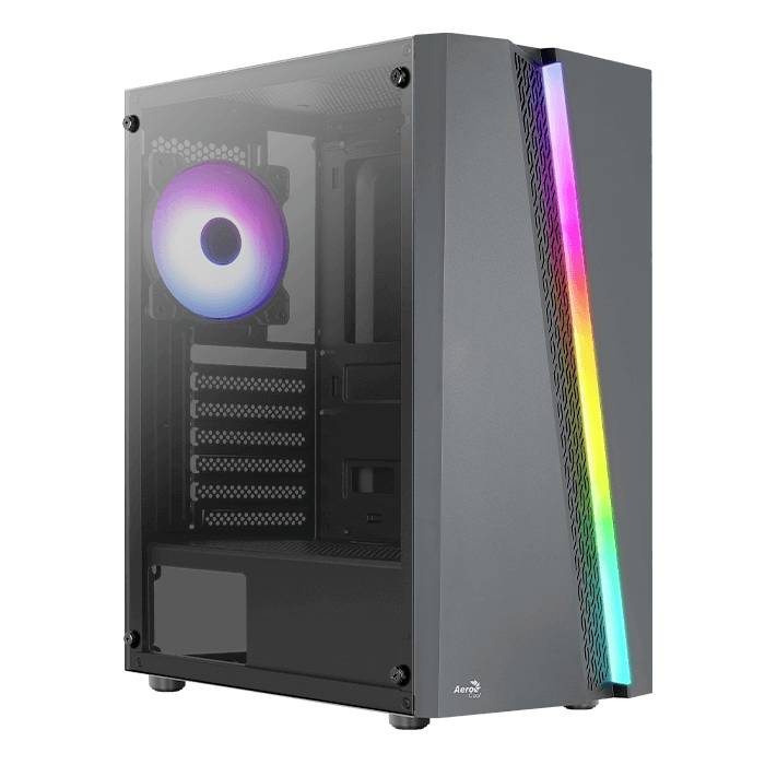 AEROCOOL Midi Blade Black RGB MicroATX/ATX/Mini-ITX