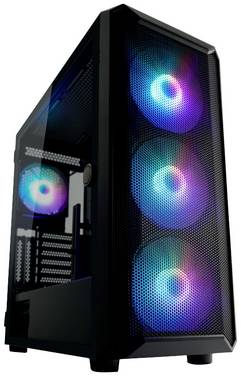 LC Power Gaming 804B Midi-Tower PC-Gehäuse  Schwarz