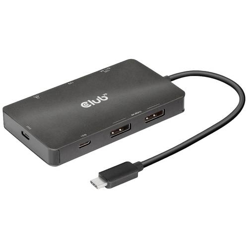 Thumbnail - club3D CSV-1598 USB-C® (USB 3.2 Gen 2) Multiport Hub Schwarz