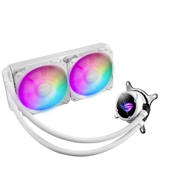 ASUS ROG STRIX LC II 240 ARGB - White Edition - Prozessor-Flüssigkeitskühlsystem - Kühlergröße: 240 mm - (für: LGA2011-3