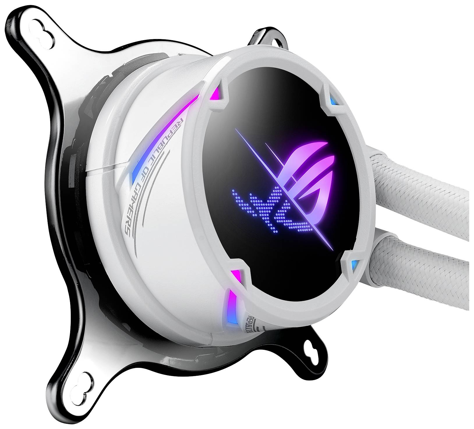 ASUS ROG STRIX LC II 240 ARGB - White Edition - Prozessor-Flüssigkeitskühlsystem - Kühlergröße: 240 mm - (für: LGA2011-3-3